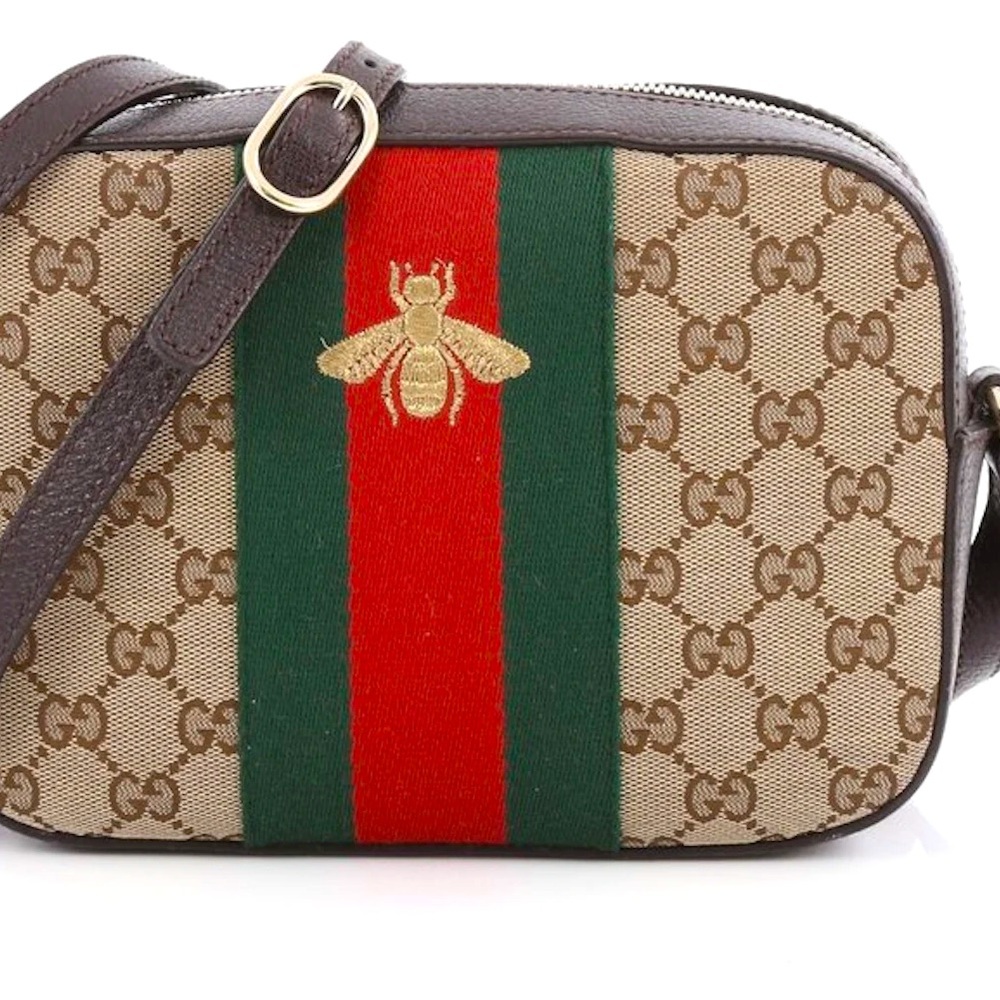 Gucci GG Supreme Bee handbag.  Iconic bee edition.  Beyond EXCELLENT condition!!